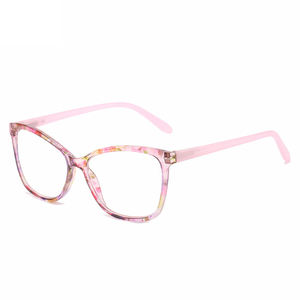 แว่นตาแฟชั่นทรงแคทอายปี 2026 ป้องกันแสงสีฟ้า UV400 โพลีคาร์บอเนต สีแดง สำหรับผู้หญิง - Product Image 3