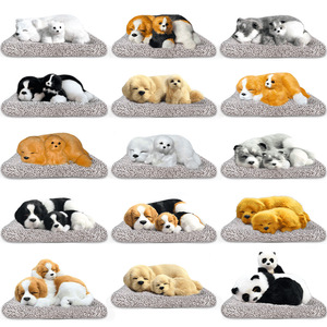 Accesorios para Coche, Adorno Decorativo Creativo con Forma <span class=keywords><strong>de</strong></span> Perro <span class=keywords><strong>de</strong></span> Peluche, Relleno <span class=keywords><strong>de</strong></span> Carbón <span class=keywords><strong>de</strong></span> Bambú, Elimina Olores y Formaldehído - Product Image 1