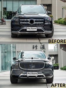 Nuevas piezas de parachoques de coche para Mercedes Benz X167 GLS <span class=keywords><strong>SUV</strong></span> 2020 2021 2022 2023 Facelift a GLS600 <span class=keywords><strong>Maybach</strong></span> modelo con rejillas de parachoques - Product Image 2