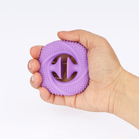 Nouveau Balle de massage anti-stress de haute qualité pour exercices des doigts, en silicone avec ventouse, vente en gros, couleur rouge, anneau de décompression