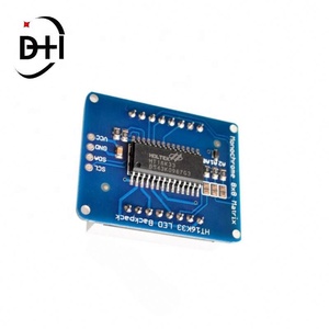 Módulos de Pantalla LED de Matriz de Puntos de 1.2 Pulgadas 8X8 8*8 con Cable Rojo, Interfaz I2C, Chip de Buena Calidad - Product Image 3