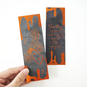 High Quality Waterproof Custom Logo Printed Gold/Silver Stamped Paper Bookmarks Custom PVC Card Bookmarks for Gifts