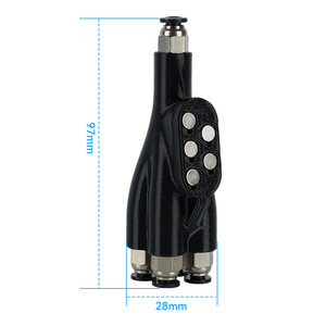 Connecteur d'entrée d'alimentation Qi Pang 4 en 1 AMS, longueur 97 mm, pour tube en téflon d'imprimante 3D - Product Image 1
