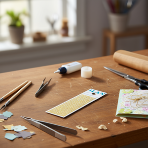 Adesivi con Strass Ilan 4mm Oro 468 Pezzi su Grande Cartoncino - Product Image 1