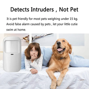 433Mhz không dây Pet-Immunity PIR Motion Sensor <span class=keywords><strong>Detector</strong></span> 15kg Pet miễn dịch EV1527 mã thông minh Home an ninh máy chủ báo động - Product Image 5