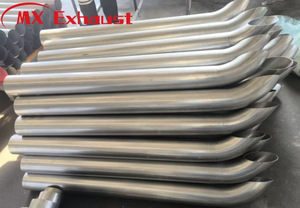 Barra Curva/Chino/Stack Cromada de Longitud Personalizada para Camiones Peterbilt 379 de 18 Ruedas - Product Image 6