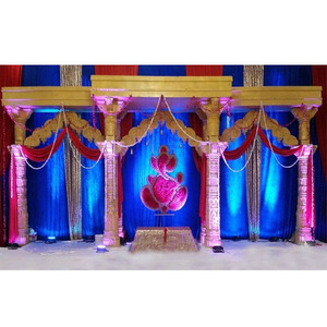 Boda hindú Devdas Mandap Malasia Boda única Dev Pilar Mandap EE. UU. Boda Elegancia Fibra Devdas Mandap - Product Image 1