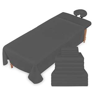 Draps <span class=keywords><strong>de</strong></span> lit <span class=keywords><strong>de</strong></span> spa en microfibre 3 pièces 4 ensembles résistants à l'huile doux accessoire sans plis <span class=keywords><strong>housse</strong></span> <span class=keywords><strong>de</strong></span> <span class=keywords><strong>table</strong></span> <span class=keywords><strong>de</strong></span> <span class=keywords><strong>massage</strong></span> - Product Image 6