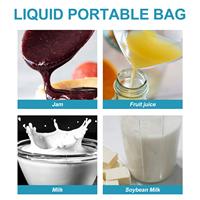 Haute qualité debout bec poche jus boisson de qualité alimentaire emballage en plastique clair liquide sac