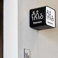 Perspex — boîte à lumière bilatéral à Led, coffret lumineux personnalisé avec des lettres en acrylique, Double face, fabriqué en chine