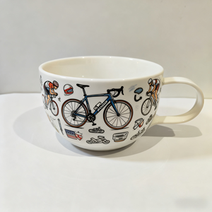 Mug en céramique fait main personnalisé - Design <span class=keywords><strong>de</strong></span> vélo <span class=keywords><strong>de</strong></span> course sur route et <span class=keywords><strong>de</strong></span> cycliste - Parfait pour les amateurs <span class=keywords><strong>de</strong></span> café - Product Image 3
