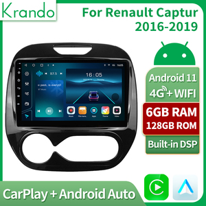 9 pollici Android Autoradio per Renault Kaptur <span class=keywords><strong>Captur</strong></span> 2016-<span class=keywords><strong>2019</strong></span> di navigazione per auto Multimedia Autostereo Wireless CarPlay 4G SIM GPS - Product Image 3