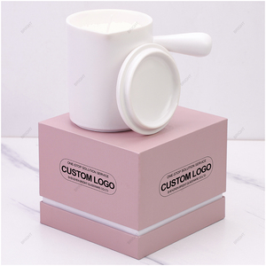 Hot-seller di lusso massaggio fai da te profumo candela decorazione <span class=keywords><strong>per</strong></span> la casa di natale <span class=keywords><strong>vasetti</strong></span> <span class=keywords><strong>in</strong></span> <span class=keywords><strong>ceramica</strong></span> con beccuccio e coperchio e scatole di imballaggio - Product Image 5