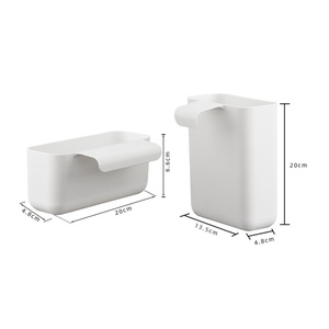 <b>Plastic</b> Filter <b>Basket</b> Dry and Wet Separation Sink Drain <b>Basket</b> Fruit Vegetable Tableware Drain Storage Box Kitchen Organizer - Product Image 2