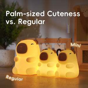 Veilleuse LED rechargeable en forme de canard mignon, contrôle tactile, changement de couleur RVB, lampe de nuit pour chambre d'enfant - Product Image 6