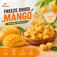Fruits déshydratés surgelés sur mesure en usine : Cubes de mangue – Nouveauté tendance