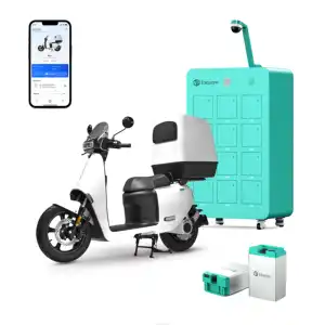 Estação de troca de bateria para entrega de scooter elétrica caixa de comida pizza eec 72v 74v motocicletas de carga motor ev