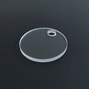 Forma speciale di piccola dimensione forma rotonda quarzo Wafer <span class=keywords><strong>vista</strong></span> vetro borosilicato 3.3 o disco di vetro al quarzo - Product Image 2