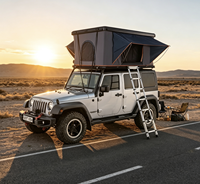 Tente de toit pour voiture tout-terrain 4x4 OEM, ouverture rapide, en alliage d'aluminium, imperméable, en tissu Oxford