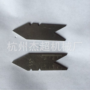 American Standard <b>Thread</b> <b>Gauge</b> 60-Degree Center Angle Template 55-Degree Center Angle Metric 55-Degree Center Angle Template - Product Image 1