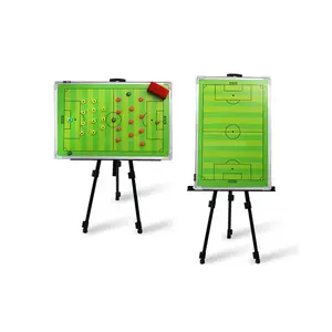 Wholesale Football Soccer Magnetic Tactic Coaching Board, Coach ClipBoard, Foldable and Portable Football Coach Tool