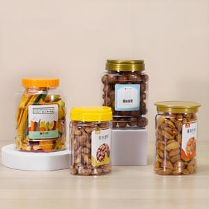ODM/OEM Nhỏ Rõ Ràng Pet Nhựa Jar Vít Có Nắp Đậy Cho Nhà Sử Dụng Nhà Hàng Bao Bì Chai Jar Cho Bơ Đậu Phộng Đồ Ăn Nhẹ Cho Cookie - Product Image 2