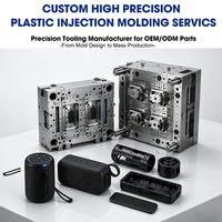 Services de fabrication de produits plastiques sur mesure par moulage par injection pour la fabrication de bouteilles, moules usinés pour contenants, processus de moulage par injection