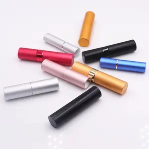 Factory price wholesale Pocket Perfume Dispenser Travel Perfume Bottle Refillable Atomizer 10ml round perfume bottle