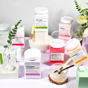Mascarilla Facial de Gelatina <span class=keywords><strong>Natural</strong></span> de Kiwi y Pétalos de Rosa, Mascarilla Hidratante y Blanqueadora - Product Image 6