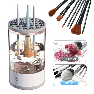 Limpiador de Brochas de Maquillaje 3 en 1 al por Mayor, Soporte Automático para Limpieza Rápida y Secado Veloz para Mujeres - Product Image 4