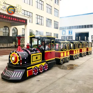 الكهربائية ركوب القطار ألعاب الأطفال ملاهي مصغرة اكسبريس السياحية Wattman مول قطار غير مطروق للبيع