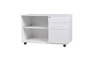 Modern Mobile Steel Office Storage Cabinet with Roller <b>Shutter</b> Door Base 3 Drawers Environmentally Friendly and Durable Design - Product Image 2