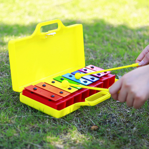 Olff-piano de aluminio de 8 tonos para niños, puzle musical con caja de mango - Product Image 3