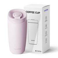 Mug à café en acier inoxydable écologique, avec couvercle verrouillable, isotherme sous vide, sans BPA, anti-fuite, 6-12 heures