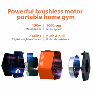 Groothandel Draadloze 8V 800mAh Pocket Gym Mini Smart Home Gym Kabel Fly Trainer met Borstelloze Motor voor Volledige Lichaamstraining - Product Image 2