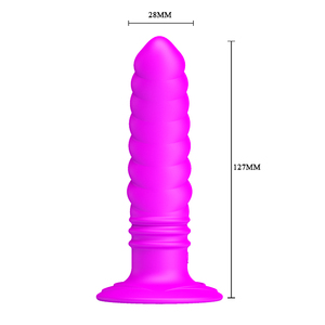 Caja personalizada gratis-Vibrador silencioso de 10 velocidades Masaje de punto G Juguetes sexuales para adultos Consolador con tapón anal Masturbador vibrador Butt <span class=keywords><strong>Erotic</strong></span> - Product Image 4