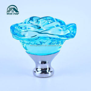 Poignées en cristal Win Top Dresser, style fleur de rose, 30 mm, en verre, pour armoires et tiroirs, boutons pour tiroirs de <span class=keywords><strong>commode</strong></span> et cuisine - Product Image 5