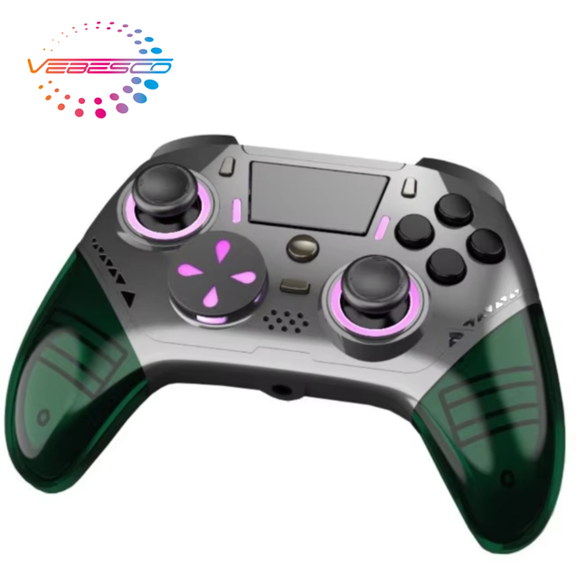 Factory Direct Sales Game Controller Joystick Macro Programming RGB Lights Vibration Wireless BT Connection Six-axis Gyroscope