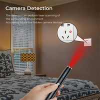 Détecteur Anti-Espion T8 Portable en Forme de Stylo, Scanner de Caméras Cachées, Recherche de Signaux RF et de Mouchards pour Écoutes, Conception Miniature, en Plastique