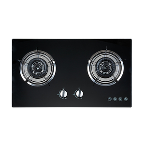 Electrodoméstico de cocina al por mayor, estufas de 2 quemadores, estufa de gas de vidrio templado comercial para el hogar, encimera de gas integrada - Product Image 4