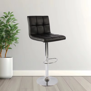 Elegante Silla <span class=keywords><strong>de</strong></span> Bar <span class=keywords><strong>de</strong></span> altura ajustable, <span class=keywords><strong>taburete</strong></span> giratorio <span class=keywords><strong>de</strong></span> 360 ° <span class=keywords><strong>para</strong></span> <span class=keywords><strong>isla</strong></span> <span class=keywords><strong>de</strong></span> cocina, oficina y mesa <span class=keywords><strong>de</strong></span> comedor - Product Image 1
