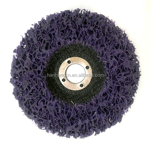 Disco de tira de polietileno de Color púrpura, negro y azul, 100/115/125/150mm, rueda abrasiva, removedor de óxido de pintura, disco de tira limpia - Product Image 1