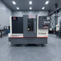Portabrocas de torno CNC de 2 ejes con base inclinada horizontal de alta precisión OEM TCK36A directo de fábrica al por mayor con control GSK