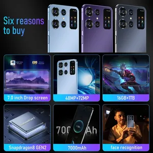 <span class=keywords><strong>Smartphone</strong></span> 5G Originale S26 Ultra, Schermo <span class=keywords><strong>7</strong></span>.0HD, 16G+1T, 7000mAh, 48MP+72MP, Android 13, Dual Sim, Sblocco Facciale - Product Image 6