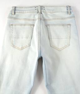 <span class=keywords><strong>Jeans</strong></span> Skinny Strappati da <span class=keywords><strong>Uomo</strong></span> Stile Retrò Americano, Lavaggio Azzurro Chiaro, Moda Streetwear, Alta Qualità, <span class=keywords><strong>Jeans</strong></span> Designer Personalizzati - Product Image 5