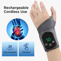 Masseur de Poignet à Thermocompression Personnalisé Enveloppe Articulaire Thérapie Physique Chauffante Attelle de Main Soulagement de la Douleur