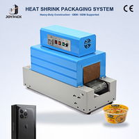 Machine d'étiquetage à manchon rétractable certifiée CE BS-2015, tunnel de rétraction thermique, machine d'emballage automatique en film PVC POF pour bouteilles