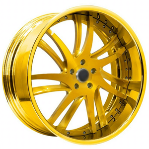 Rines Dorados para Auto 5x127 20 21 22 23 24 26 Pulgadas, Rines de Aleación de Lujo Forjados en Oro Rosa Cromado para Chevy Silverado <span class=keywords><strong>Mansory</strong></span> - Product Image 1