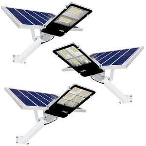 Vente en gros de lampadaires LED super lumineux mur de jardin solaire étanche pour l'extérieur nouveau projet rural cote IP65 ABS pour la route - Product Image 1