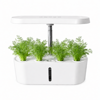Jardinière hydroponique intelligente pour la maison, avec éclairage LED pour la croissance des plantes, design moderne, contrôle électronique